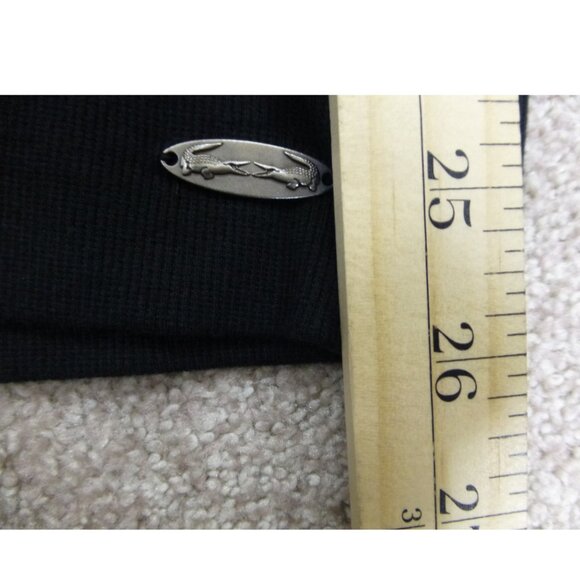 Lacoste + Malandrino Black Cowl Neck Top - Picture 9 of 10